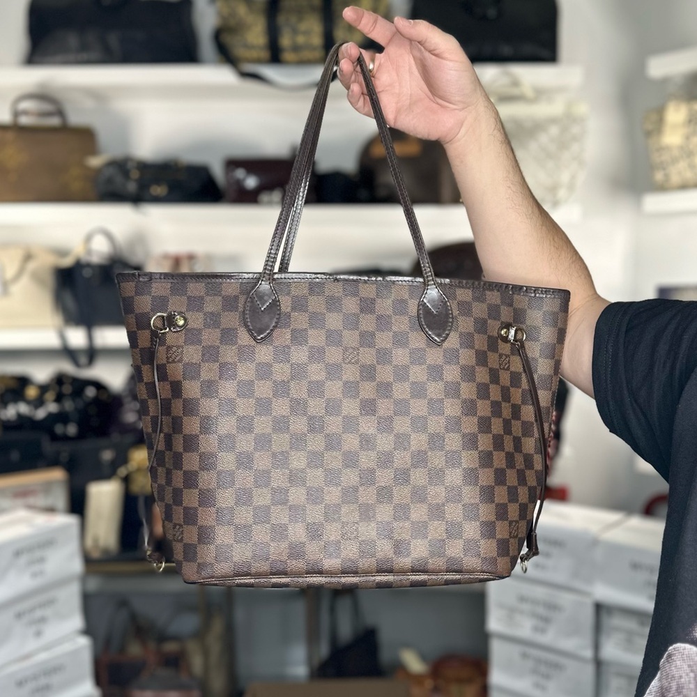 LV Damier Ebene Neverfull MM